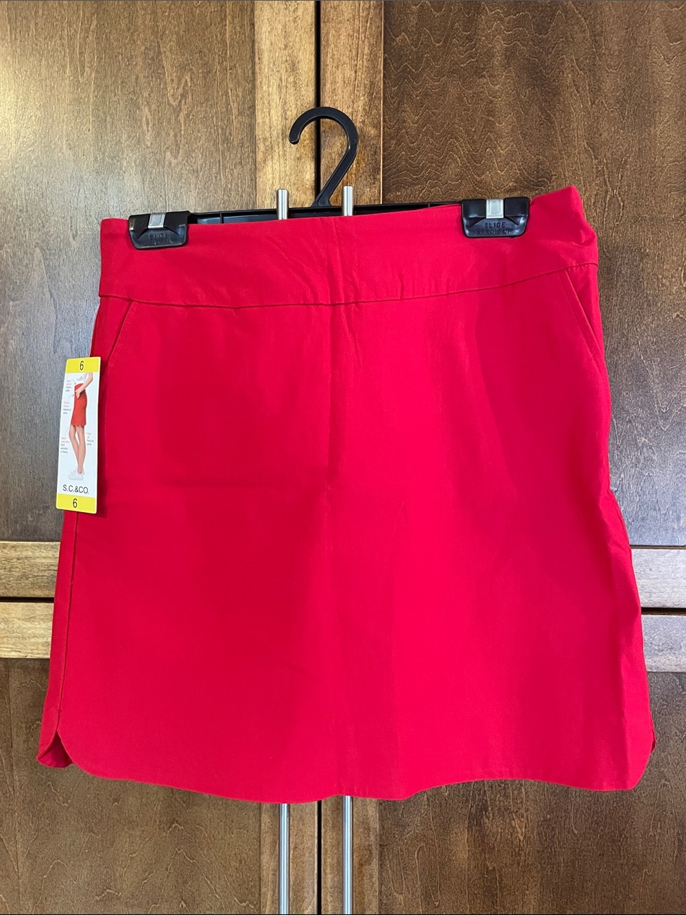 S.C. & Co. Red Skort.